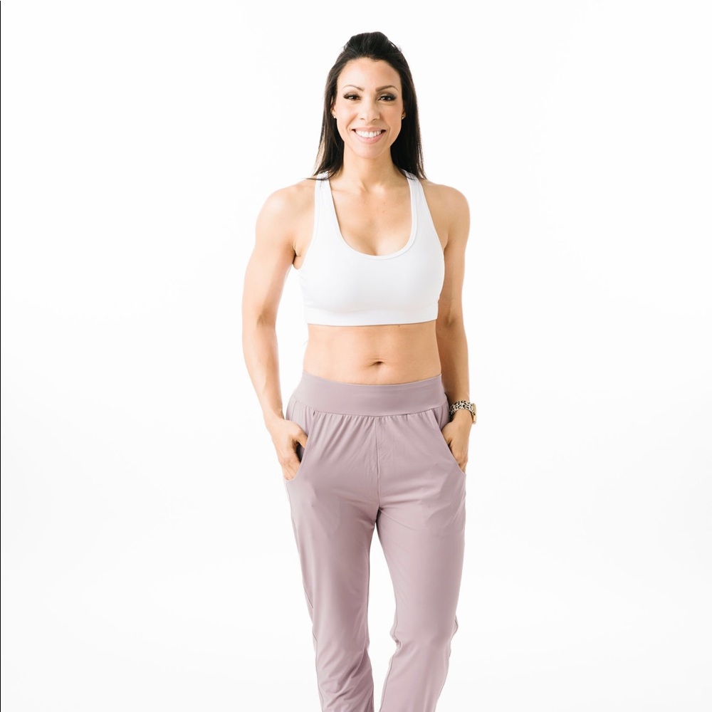 Zyia Lilac Joggers in the Bottle